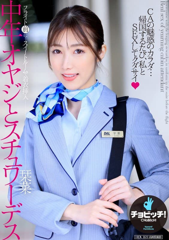 宇野栞菜（阿部栞菜） 中年オヤジとスチュワーデス 宇野栞菜 パッケージ画像