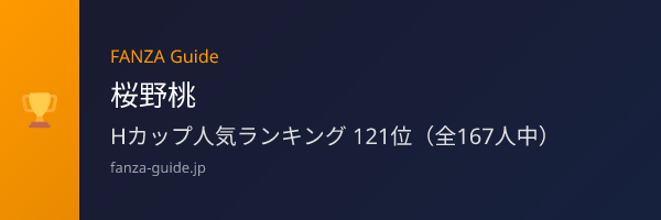 桜野桃 FANZA Guide人気ランキング